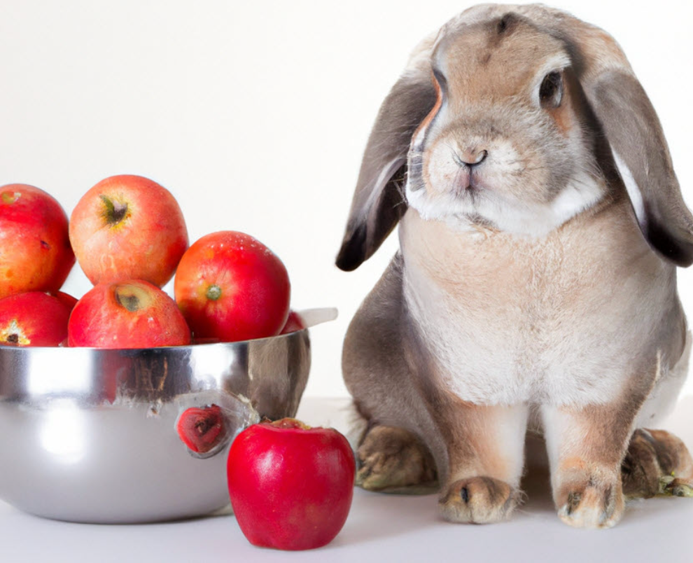 Les lapins peuvent-ils manger des pommes ?